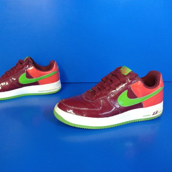 NIKE AIR FORCE 1 PREMIUM KIWI Shoes SIZE 11 2006 Vintage Vtg 312945-631 Sneakers - Picture 6 of 13